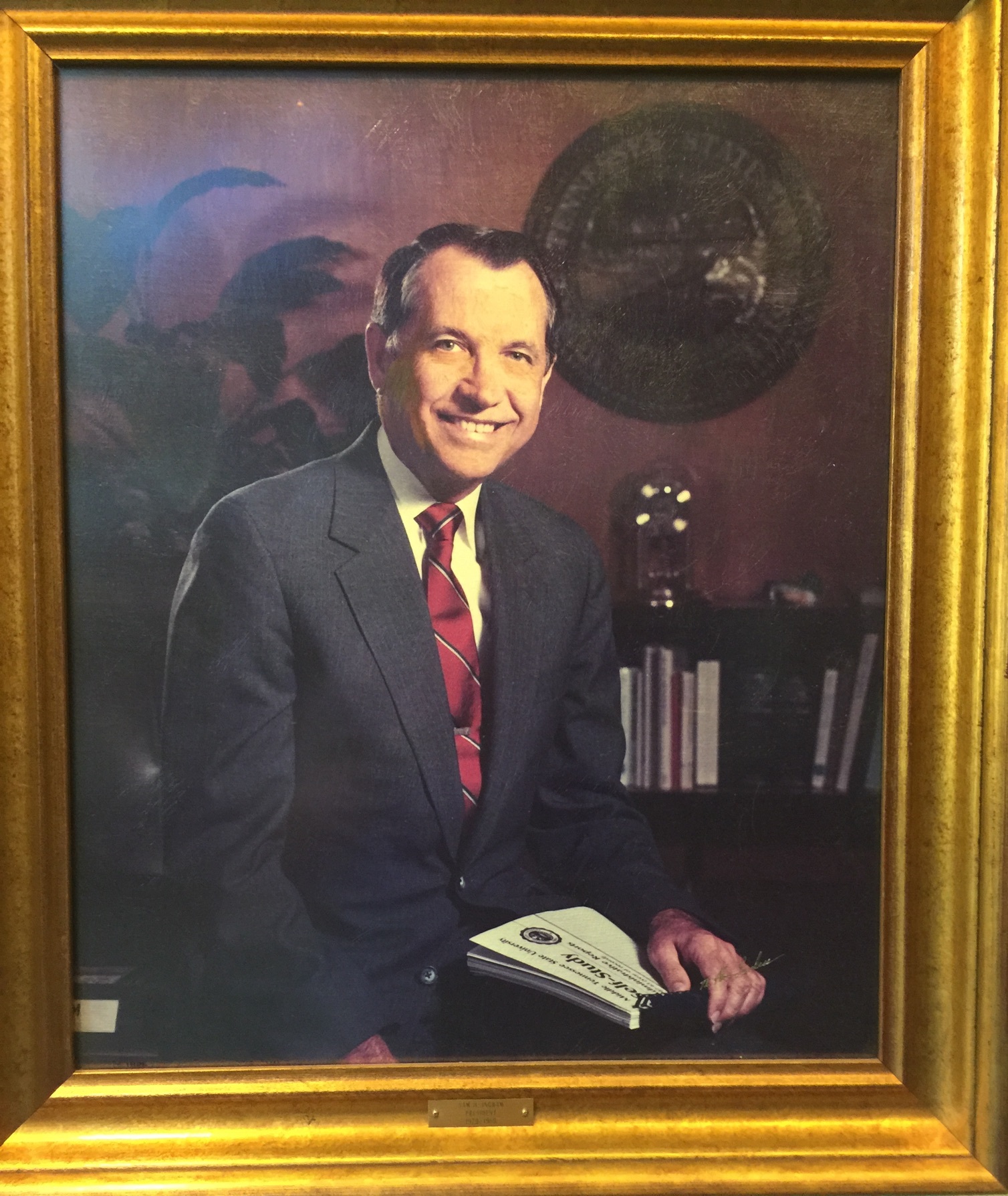 MTSU President Sam Ingram's official portrait